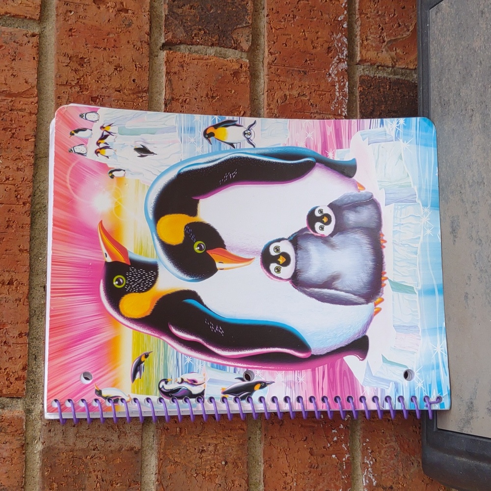 HTF New  Lisa Frank Spiral School 1 Subject Notebook - Picture 2 of 6